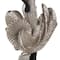 14.25" Black & Silver Dancer Decorative Sculpture